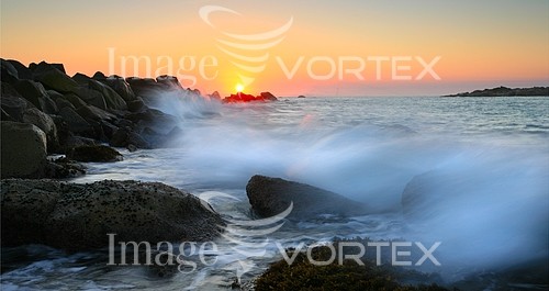 Sunset / sunrise royalty free stock image #128614102