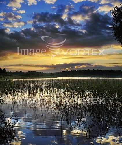 Sunset / sunrise royalty free stock image #205769594
