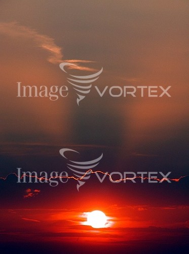 Sunset / sunrise royalty free stock image #343345674