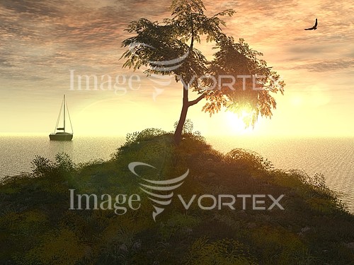 Sunset / sunrise royalty free stock image #374835033