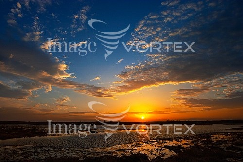 Sunset / sunrise royalty free stock image #588767105