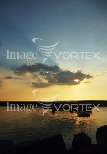 Sunset / sunrise royalty free stock image #588224610