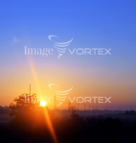 Sunset / sunrise royalty free stock image #616203766