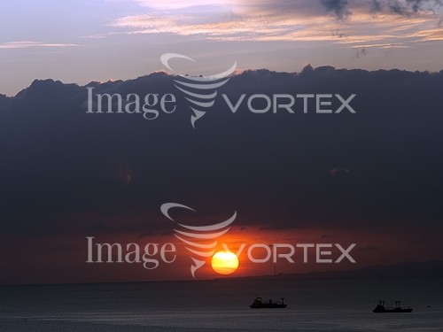 Sunset / sunrise royalty free stock image #740676184