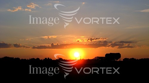 Sunset / sunrise royalty free stock image #741398584