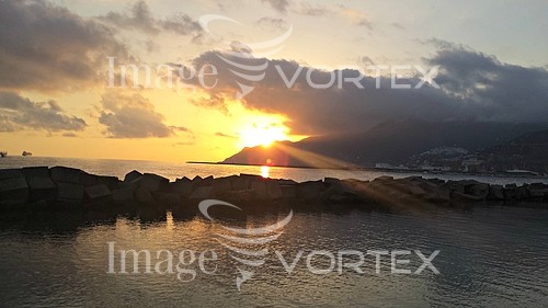 Sunset / sunrise royalty free stock image #758199413