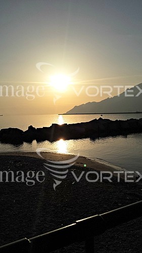 Sunset / sunrise royalty free stock image #758244380