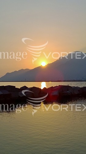Sunset / sunrise royalty free stock image #763663897