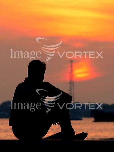 Sunset / sunrise royalty free stock image #901639686